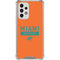 NFL Miami Dolphins Orange Performance Series Galaxy A53 5G Clear Case