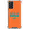 NFL Miami Dolphins Orange Performance Series Galaxy A72 5G Clear Case