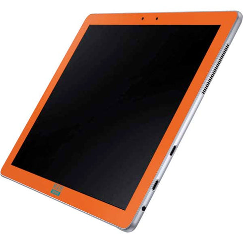 NFL Miami Dolphins Orange Performance Series Galaxy Book 12in Skin