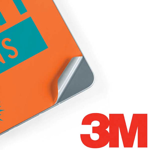 NFL Miami Dolphins Orange Performance Series Galaxy Book 12in Skin