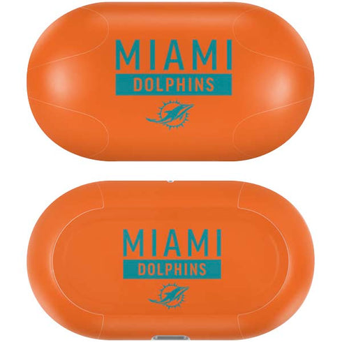 NFL Miami Dolphins Orange Performance Series Galaxy Buds Plus Skin