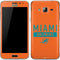 NFL Miami Dolphins Orange Performance Series Galaxy J3 Skin