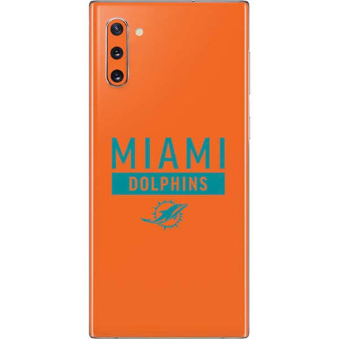 NFL Miami Dolphins Orange Performance Series Galaxy Note 10 Skin