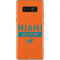 NFL Miami Dolphins Orange Performance Series Galaxy Note 8 Skin