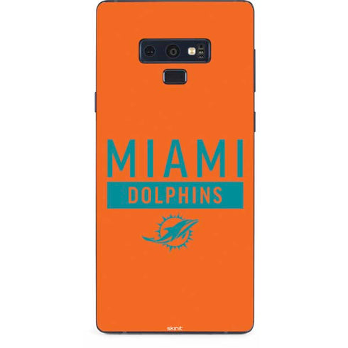 NFL Miami Dolphins Orange Performance Series Galaxy Note 9 Skin