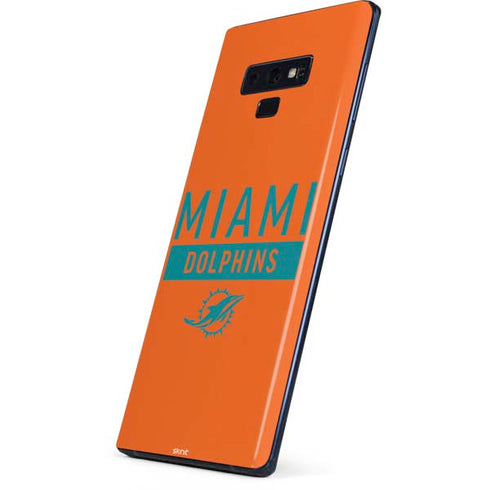 NFL Miami Dolphins Orange Performance Series Galaxy Note 9 Skin