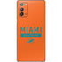 NFL Miami Dolphins Orange Performance Series Galaxy Note20 5G Skin