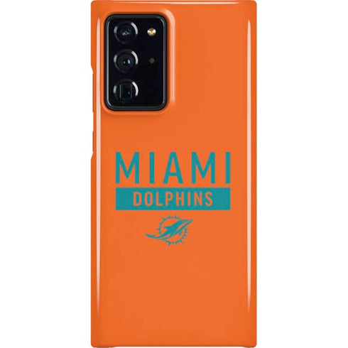 NFL Miami Dolphins Orange Performance Series Galaxy Note20 Ultra 5G Lite Case