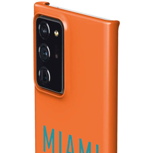 NFL Miami Dolphins Orange Performance Series Galaxy Note20 Ultra 5G Lite Case