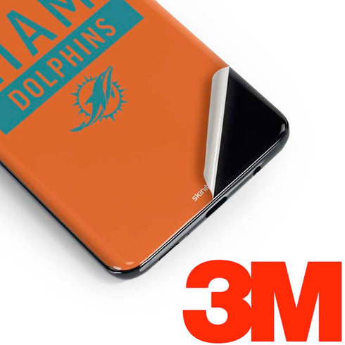 NFL Miami Dolphins Orange Performance Series Galaxy S10 Skin