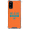 NFL Miami Dolphins Orange Performance Series Galaxy S20 FE Clear Case