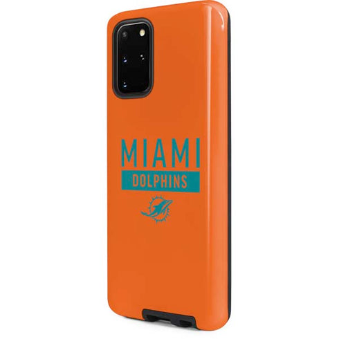NFL Miami Dolphins Orange Performance Series Galaxy S20 Plus Pro Case