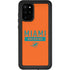 NFL Miami Dolphins Orange Performance Series Galaxy S20 Plus Waterproof Case