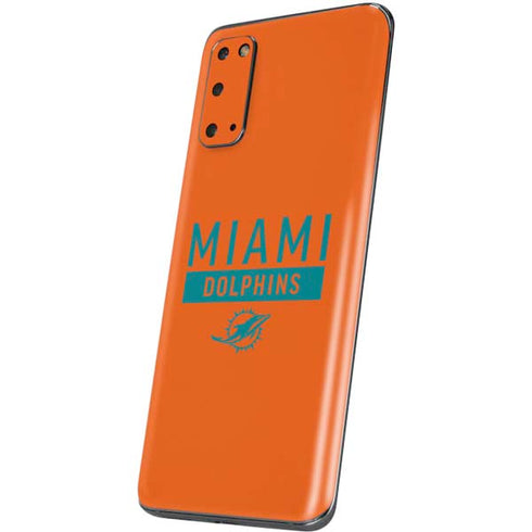 NFL Miami Dolphins Orange Performance Series Galaxy S20 Skin