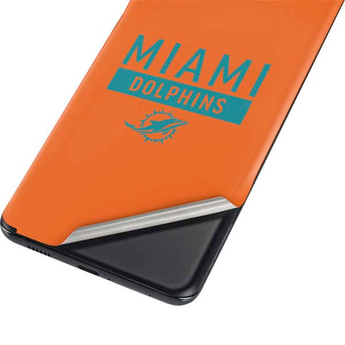 NFL Miami Dolphins Orange Performance Series Galaxy S21 5G Skin