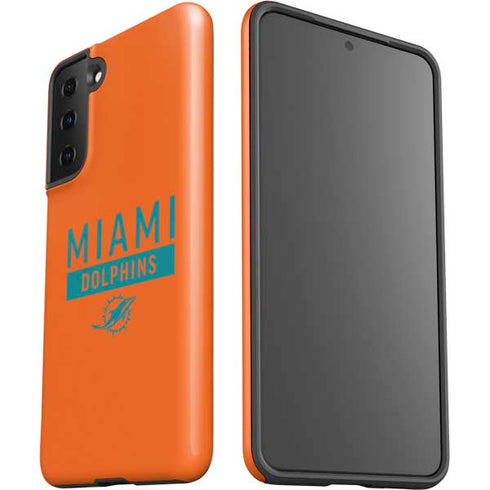 NFL Miami Dolphins Orange Performance Series Galaxy S21 Plus 5G Pro Case