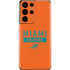 NFL Miami Dolphins Orange Performance Series Galaxy S21 Ultra 5G Skin