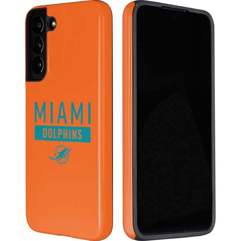 NFL Miami Dolphins Orange Performance Series Galaxy S22 Pro Case