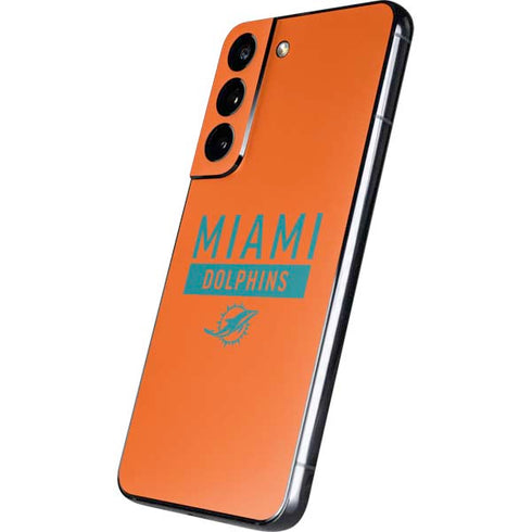 NFL Miami Dolphins Orange Performance Series Galaxy S22 Skin