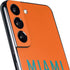 NFL Miami Dolphins Orange Performance Series Galaxy S22 Skin