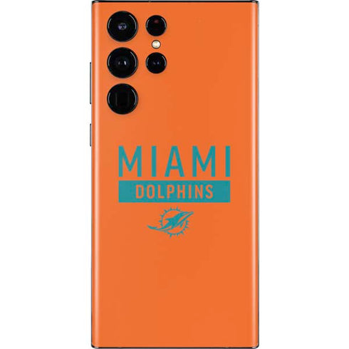 NFL Miami Dolphins Orange Performance Series Galaxy S22 Ultra Skin