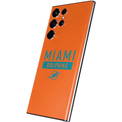 NFL Miami Dolphins Orange Performance Series Galaxy S22 Ultra Skin