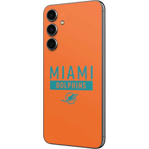 NFL Miami Dolphins Orange Performance Series Galaxy S23 FE Skin
