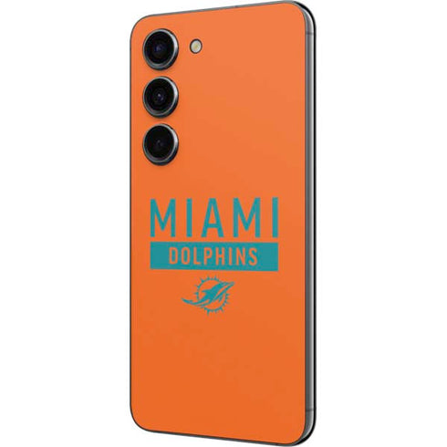NFL Miami Dolphins Orange Performance Series Galaxy S23 Skin
