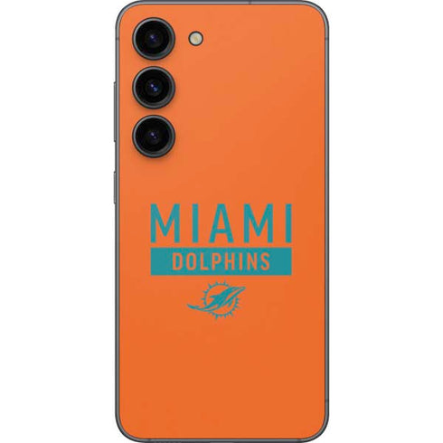 NFL Miami Dolphins Orange Performance Series Galaxy S23 Skin