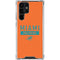 NFL Miami Dolphins Orange Performance Series Galaxy S24 Ultra Clear Case