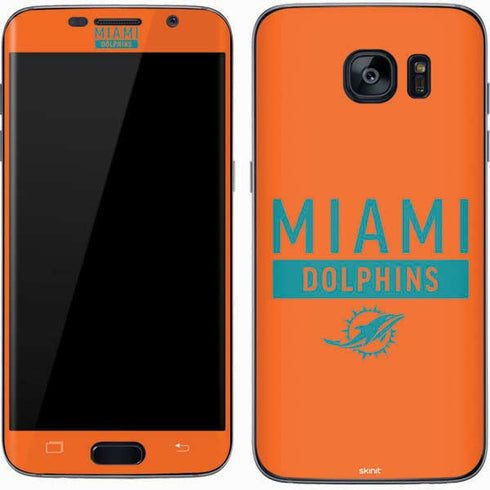 NFL Miami Dolphins Orange Performance Series Galaxy S7 Skin