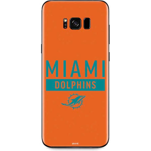 NFL Miami Dolphins Orange Performance Series Galaxy S8 Plus Skin