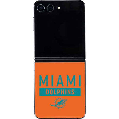 NFL Miami Dolphins Orange Performance Series Galaxy Z Flip5 5G Skin