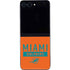NFL Miami Dolphins Orange Performance Series Galaxy Z Flip5 5G Skin
