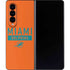 NFL Miami Dolphins Orange Performance Series Galaxy Z Fold4 5G Skin