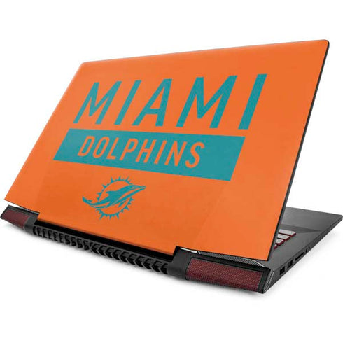NFL Miami Dolphins Orange Performance Series Lenovo IdeaPad Skin