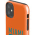 NFL Miami Dolphins Orange Performance Series iPhone 11 Impact Case