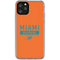 NFL Miami Dolphins Orange Performance Series iPhone 11 Pro Clear Case