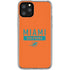 NFL Miami Dolphins Orange Performance Series iPhone 11 Pro Clear Case
