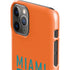 NFL Miami Dolphins Orange Performance Series iPhone 11 Pro Lite Case