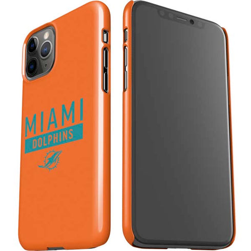 NFL Miami Dolphins Orange Performance Series iPhone 11 Pro Lite Case