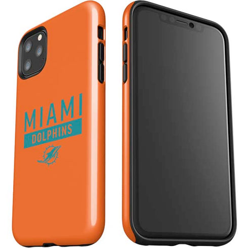 NFL Miami Dolphins Orange Performance Series iPhone 11 Pro Max Impact Case
