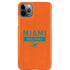 NFL Miami Dolphins Orange Performance Series iPhone 11 Pro Max Lite Case