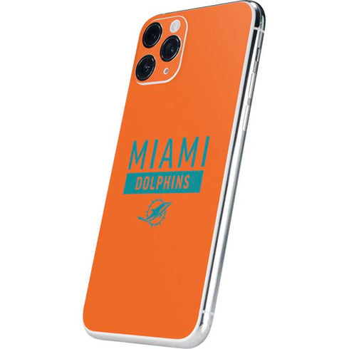 NFL Miami Dolphins Orange Performance Series iPhone 11 Pro Skin