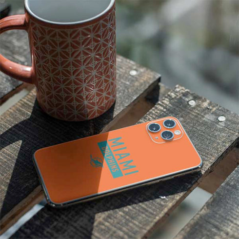 NFL Miami Dolphins Orange Performance Series iPhone 11 Pro Skin