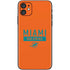 NFL Miami Dolphins Orange Performance Series iPhone 11 Skin