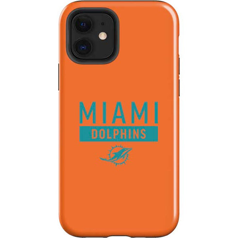 NFL Miami Dolphins Orange Performance Series iPhone 12 Impact Case