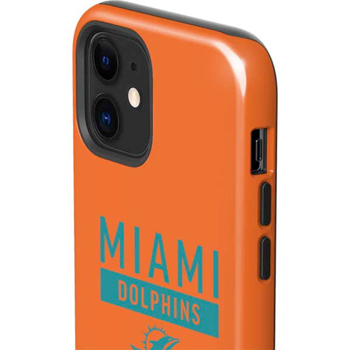 NFL Miami Dolphins Orange Performance Series iPhone 12 Impact Case