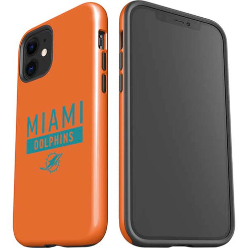 NFL Miami Dolphins Orange Performance Series iPhone 12 Impact Case