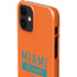 NFL Miami Dolphins Orange Performance Series iPhone 12 Mini Lite Case